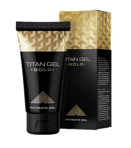 TITAN GEL GOLDはあなたのペニスを岩のように固くします！余分なセンチメートルはあなたにもっと性的な機会を与えます！